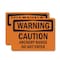 Signmission Caution Archery Range Do Not Enter OSHA Warning Sign, Vinyl Decal, 10in W x 7in L, 2PK OS-2PACK-WS-D-710-L-11999 - alternate 1